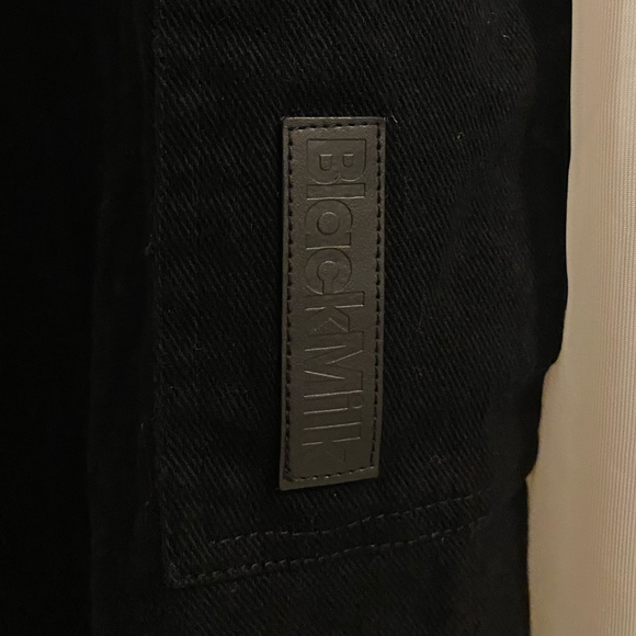 NWOT 🖤 💣 BLACK CARGO PANTS BLACKMILK BELT POCKETS SIZE 12 - Picture 12 of 16